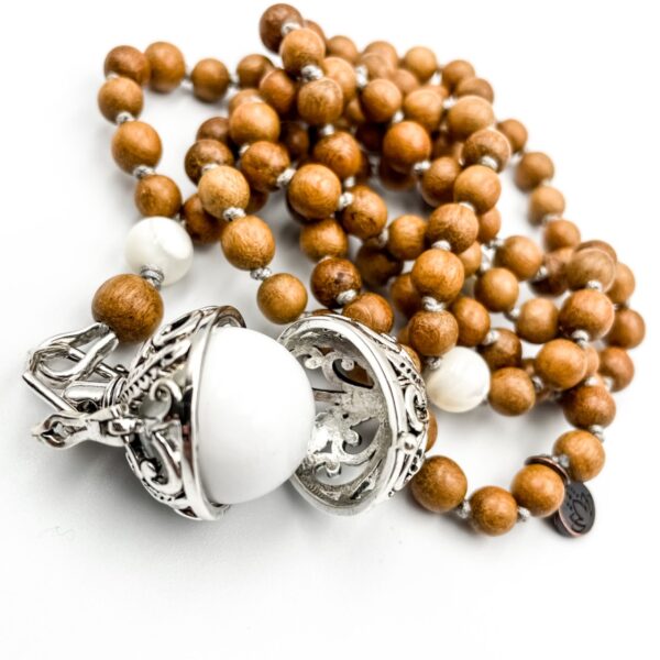 Kalesi's Duft und Klang Mala IN SILBER
